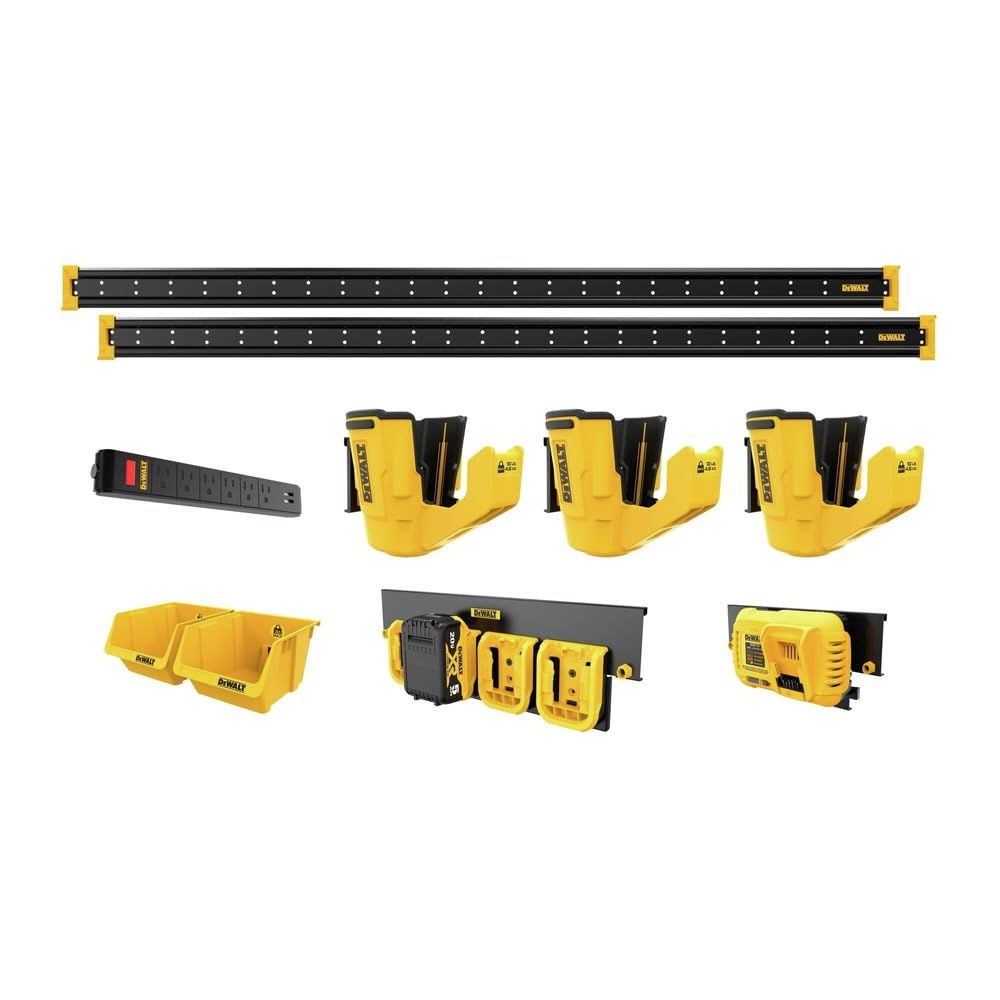 dewalt-dwst82825-10-piece-power-tool-organizer-kit-garage-workshop-storage-syste image 1