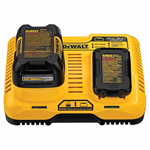 dewalt-dcb103-combination-dual-port-fast-charger-for-12v-20v-max-batteries image 4
