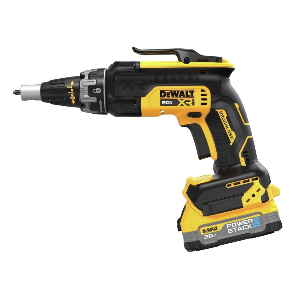 dewalt-20v-max-drywall-screw-gun-kit-dcf630e1-battery-and-charger-included image 2