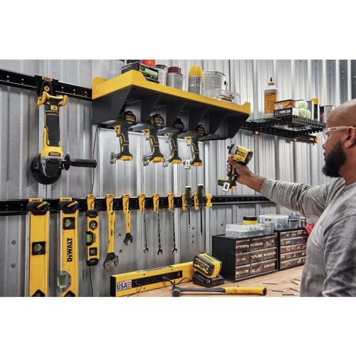 dewalt-dwst82822-power-tool-storage-shelf-5-slots-100-lb-capacity image 8