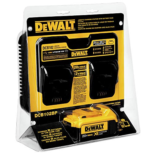 dewalt-dcb102bp-20v-max-jobsite-charging-station-with-battery image 8
