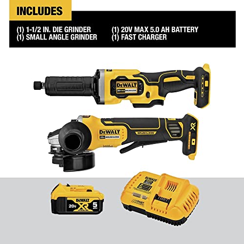 dewalt-dck203p1-20v-max-xr-cordless-angle-grinder-die-grinder-kit-with-5ah-batte image 5