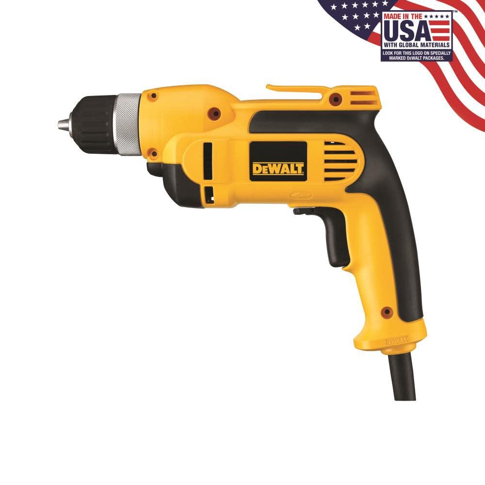 dewalt-dwd110k-7-amp-3-8-inch-corded-pistol-grip-drill-yellow image 4