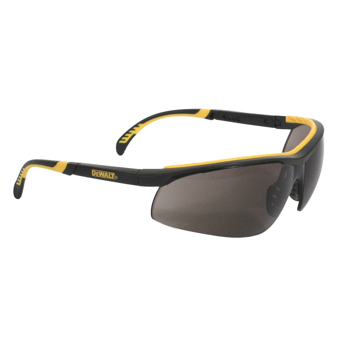 dewalt-dpg55-dual-comfort-safety-glasses-silver-mirror-adjustable-rubber-rimless image 7