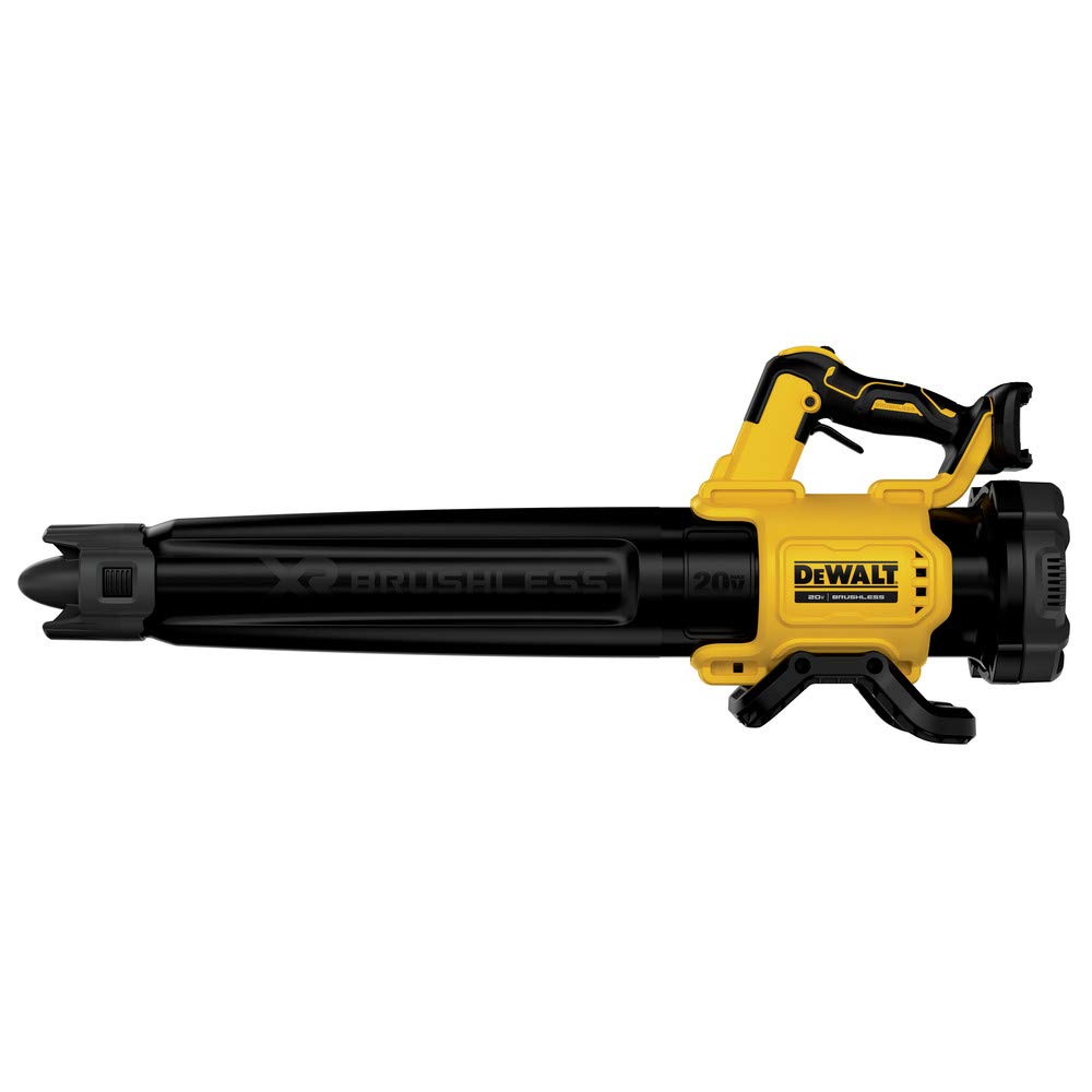 dewalt-dcbl722b-20v-max-xr-cordless-handheld-leaf-blower-450-cfm-125-mph-tool-on image 3