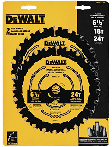 dewalt-dwa1612cmb-6-1-2-inch-circular-saw-blade-2-pack-18-24-tooth image 5