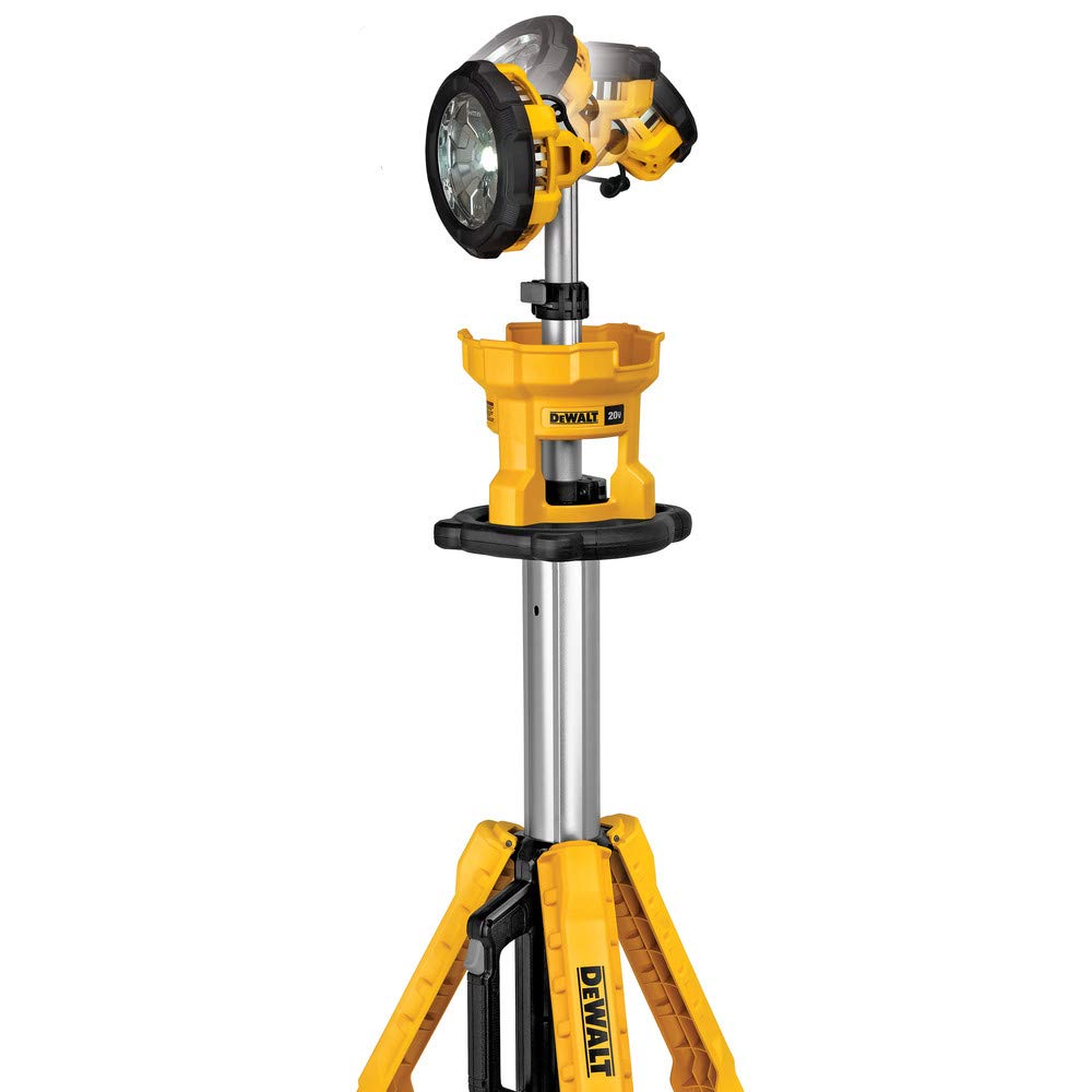 dewalt-20v-max-cordless-led-tripod-work-light-with-battery-and-charger-dcl079r1 image 2