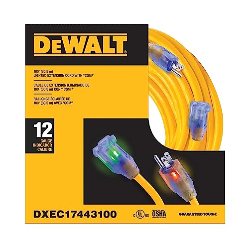 dewalt-100-ft-12-3-sjtw-lighted-extension-cord-heavy-duty-outdoor-indoor-use image 6