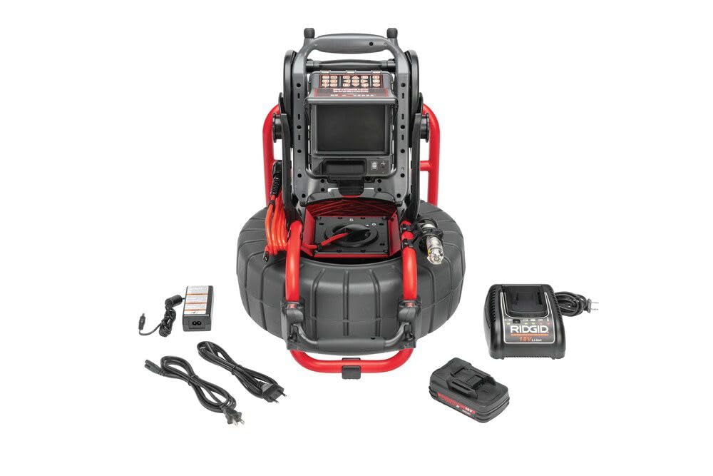 ridgid-seesnake-compact-m40-system-63818-with-cs6x-versa-monitor-18v-battery-cha image 1