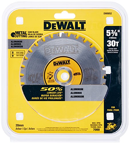 dewalt-dw9052-5-3-8-in-30-tooth-carbide-saw-blade-non-ferrous-yellow image 2