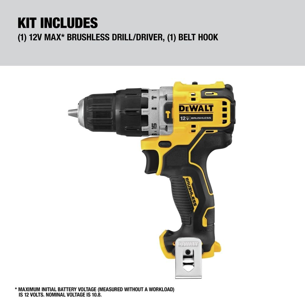 dewalt-dcd706b-12v-max-xr-brushless-hammer-drill-bare-tool image 2