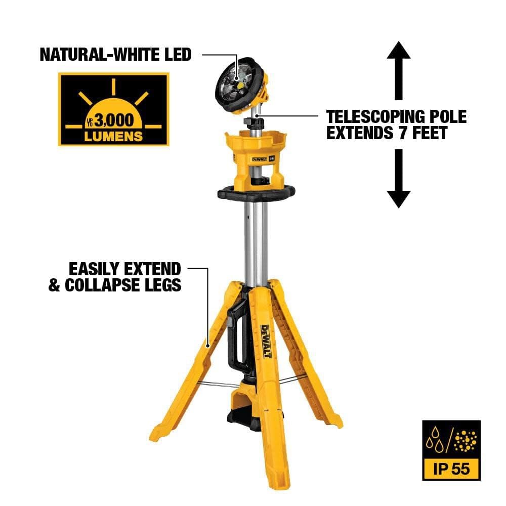 dewalt-dcl079b-20v-max-tripod-led-work-light-3000-lumens-tool-only image 4