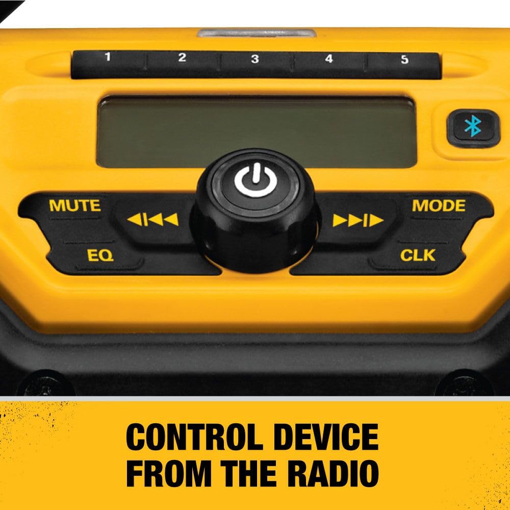 dewalt-dcr025-20v-max-bluetooth-radio-and-battery-charger image 6
