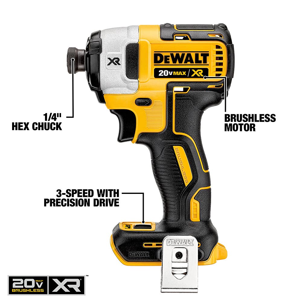 dewalt-20v-max-xr-brushless-compact-drill-driver-and-impact-driver-combo-kit-dck image 4