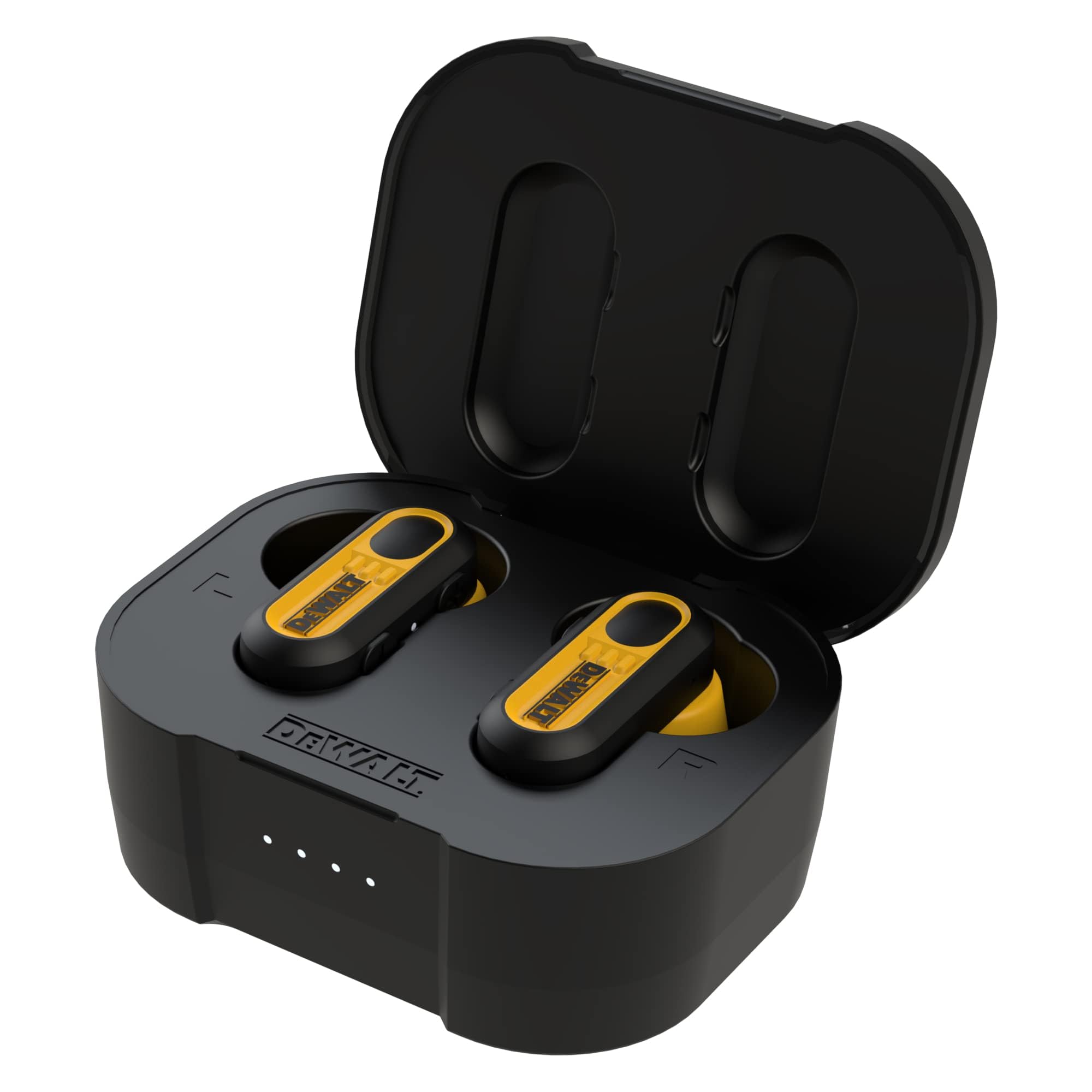 dewalt-heavy-duty-true-wireless-earbuds-with-type-c-charging-case-yellow image 8