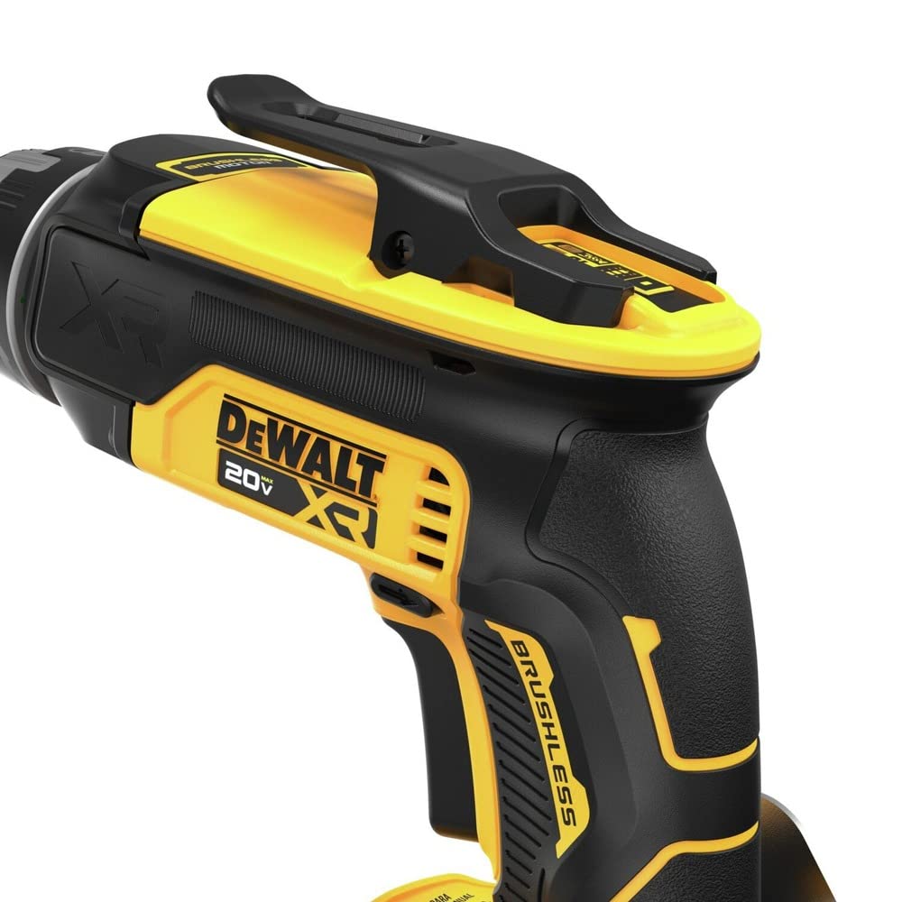 dewalt-20v-max-drywall-screw-gun-kit-dcf630e1-battery-and-charger-included image 8