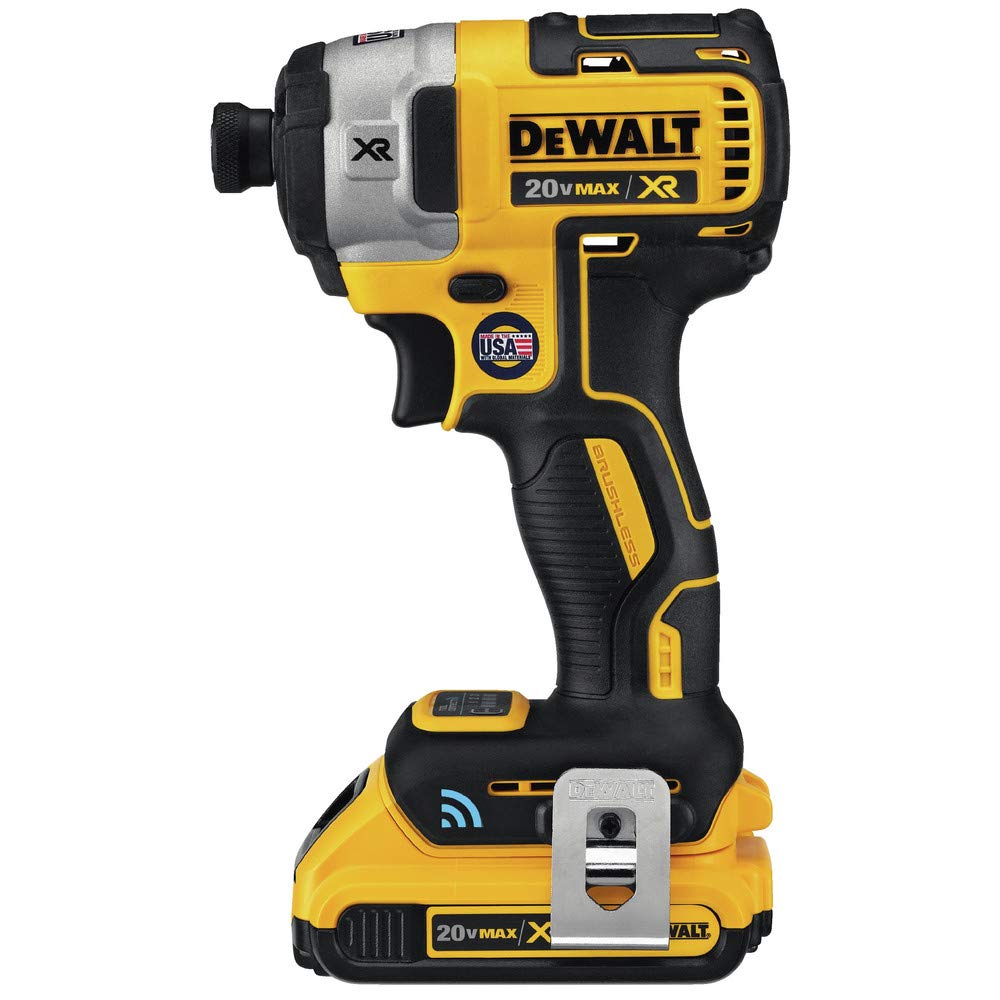 dewalt-20v-max-xr-dcf888d2-impact-driver-kit-with-tool-connect-bluetooth image 3