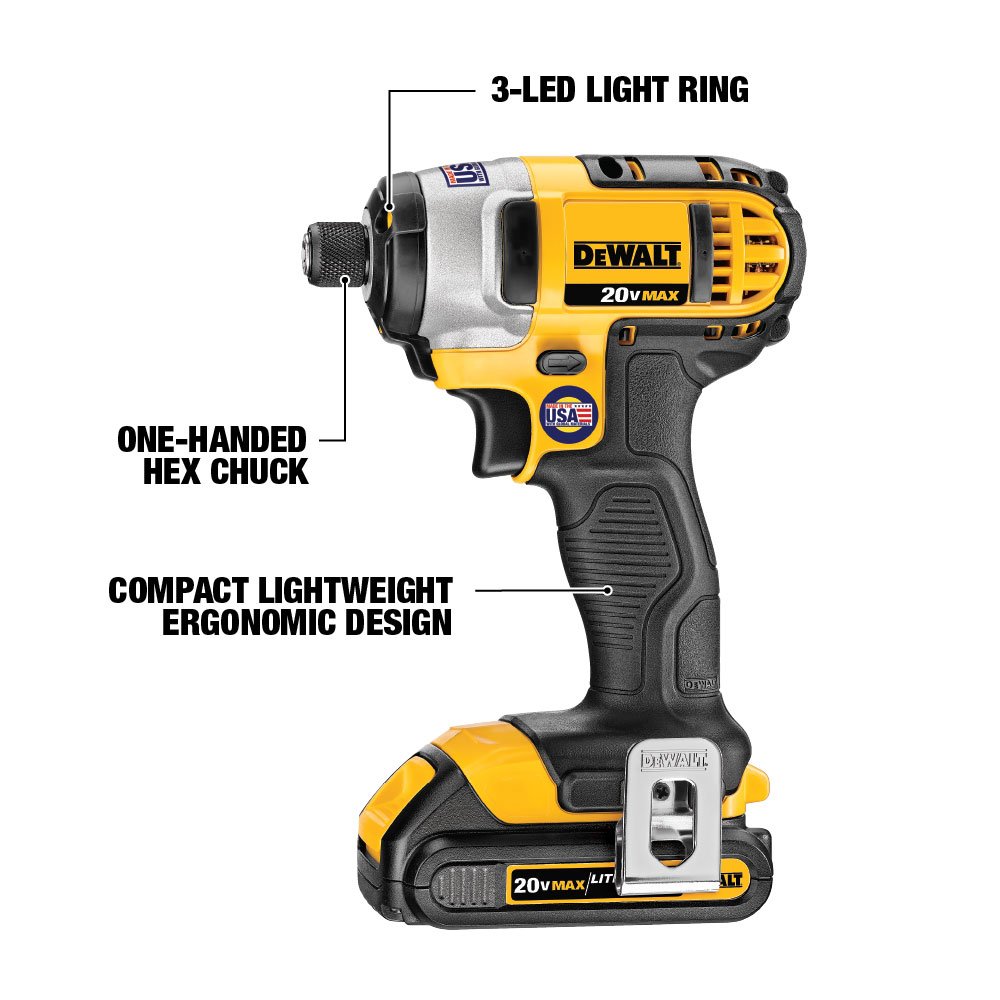 dewalt-20v-max-dck444c2-4-tool-combo-kit-with-2-batteries-and-charger image 3