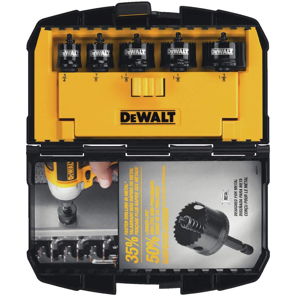 dewalt-d1800ir5-impact-ready-hole-saw-kit-5-piece image 2