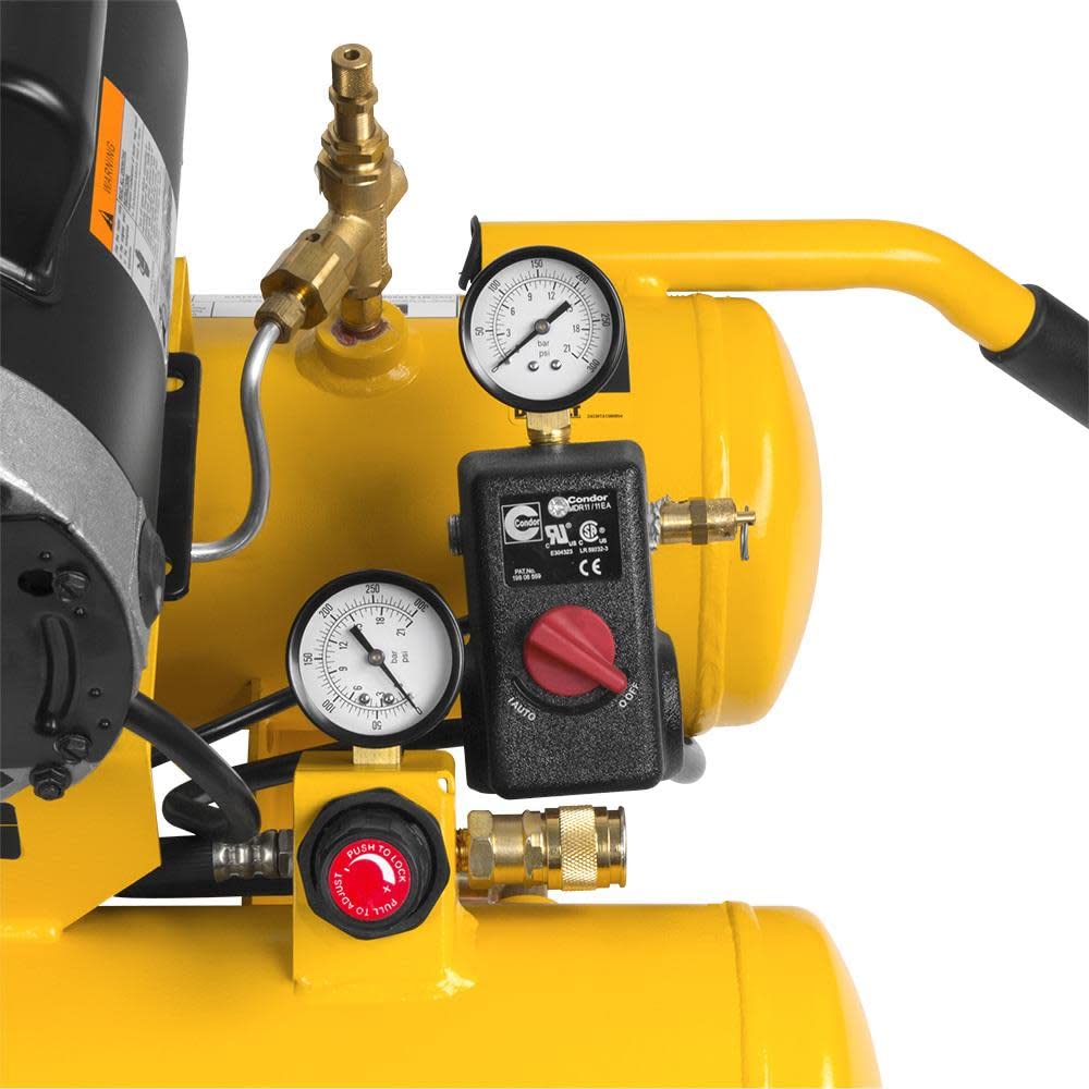 dewalt-dxcmta1980854-8-gallon-oil-lubricated-wheelbarrow-air-compressor-with-cas image 2