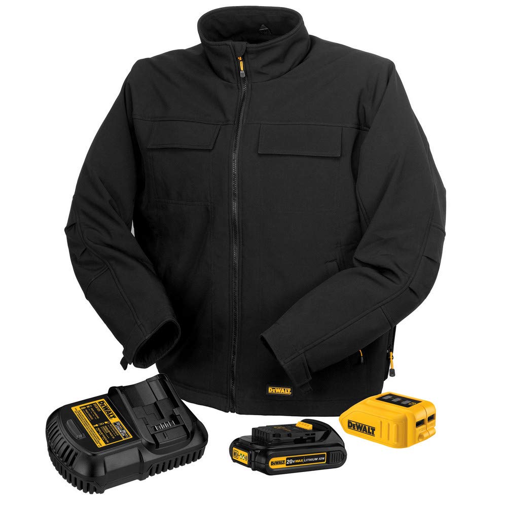 dewalt-dchj060c1-l-20v-12v-max-heated-jacket-kit-large-black image 1