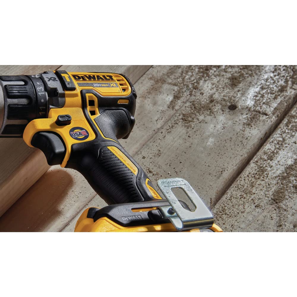 dewalt-20v-max-xr-brushless-compact-hammer-drill-kit-dcd796d2 image 6
