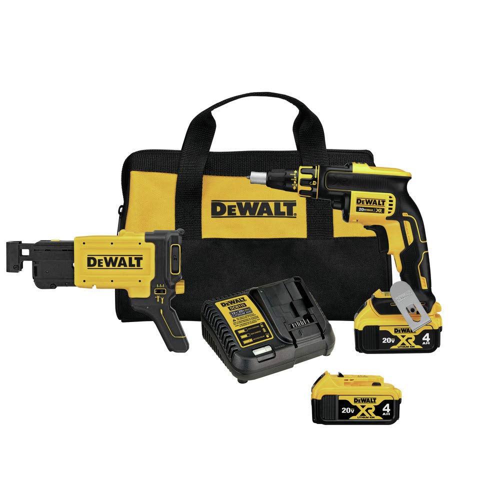 dewalt-dcf620cm2-cordless-screw-gun-kit-with-collated-drywall-attachment image 1