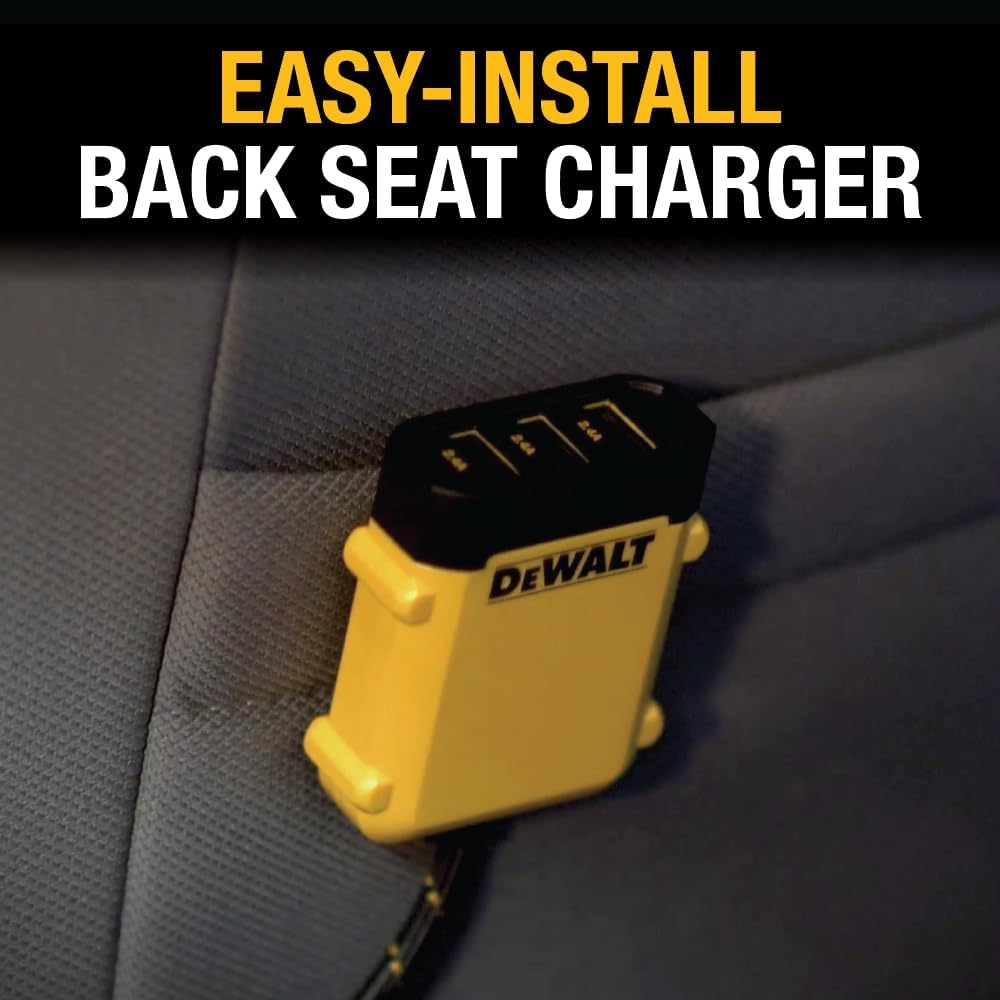 dewalt-heavy-duty-72w-5-port-usb-car-charger-with-pd-30w-qc-3-0-and-6ft-cable image 7