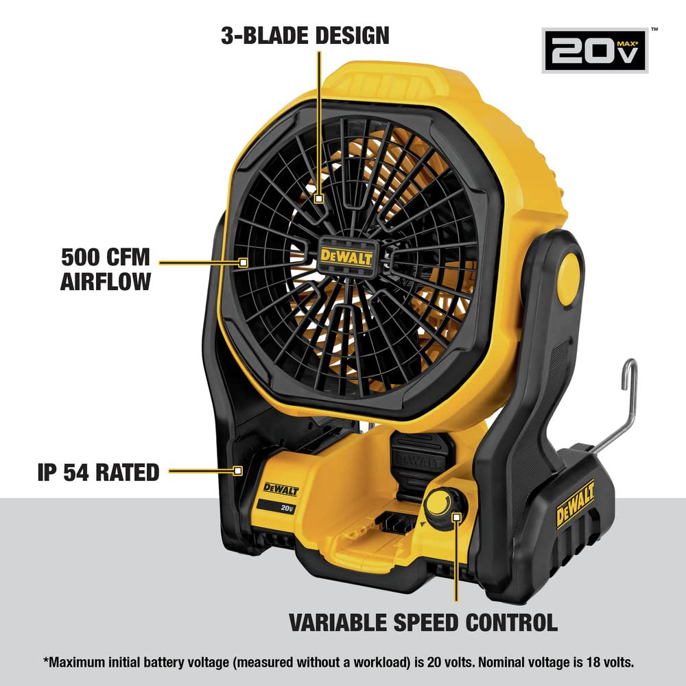 dewalt-dce511b-20v-max-cordless-jobsite-fan image 4