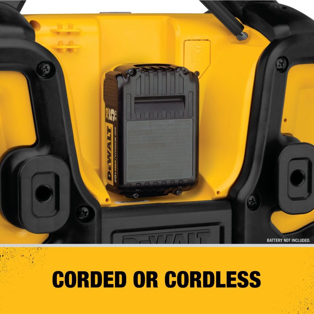 dewalt-dcr025-20v-max-bluetooth-radio-and-battery-charger image 3