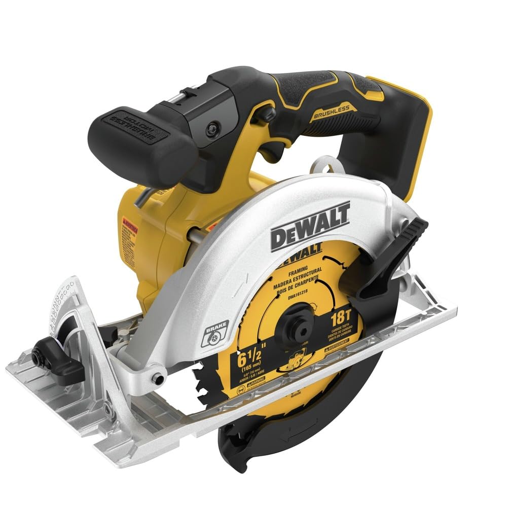 dewalt-dck237p1-20v-max-2-tool-combo-kit-6-1-2-in-circular-saw-reciprocating-saw image 5