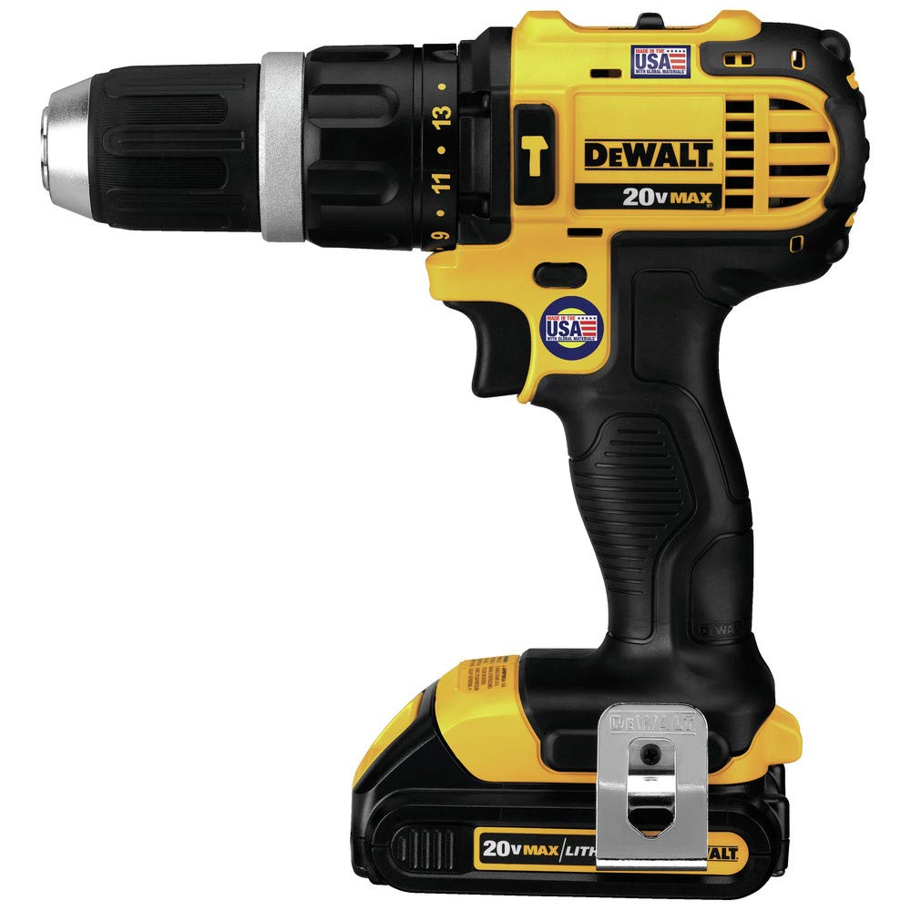 dewalt-dcd785c2-20v-max-compact-hammer-drill-kit image 2