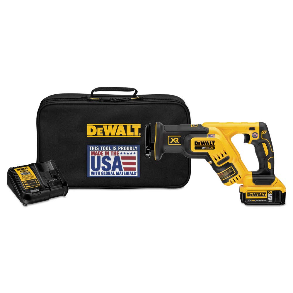 dewalt-20v-max-xr-compact-reciprocating-saw-5-0ah-kit-dcs367p1 image 1