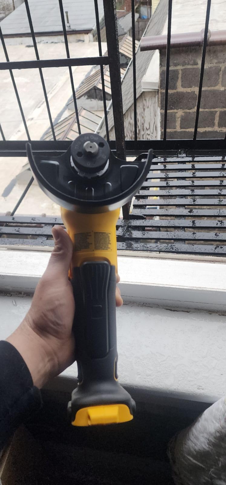 Grinds hard