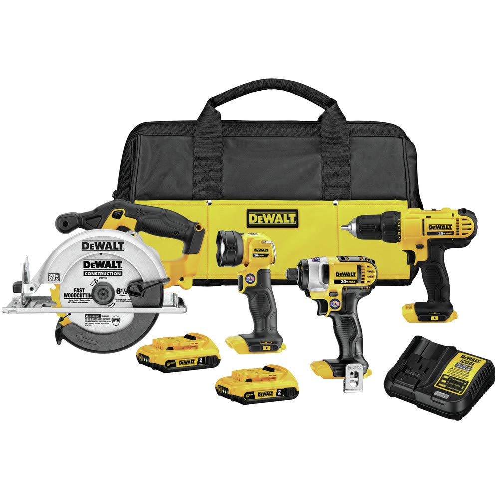 dewalt-20v-max-4-tool-cordless-combo-kit-dck466d2 image 1