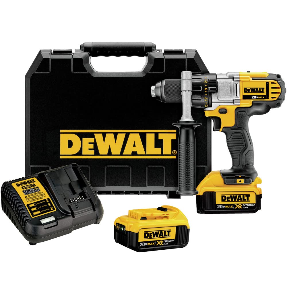 dewalt-dcd980m2-20v-max-3-speed-drill-driver-kit-4-0ah image 1