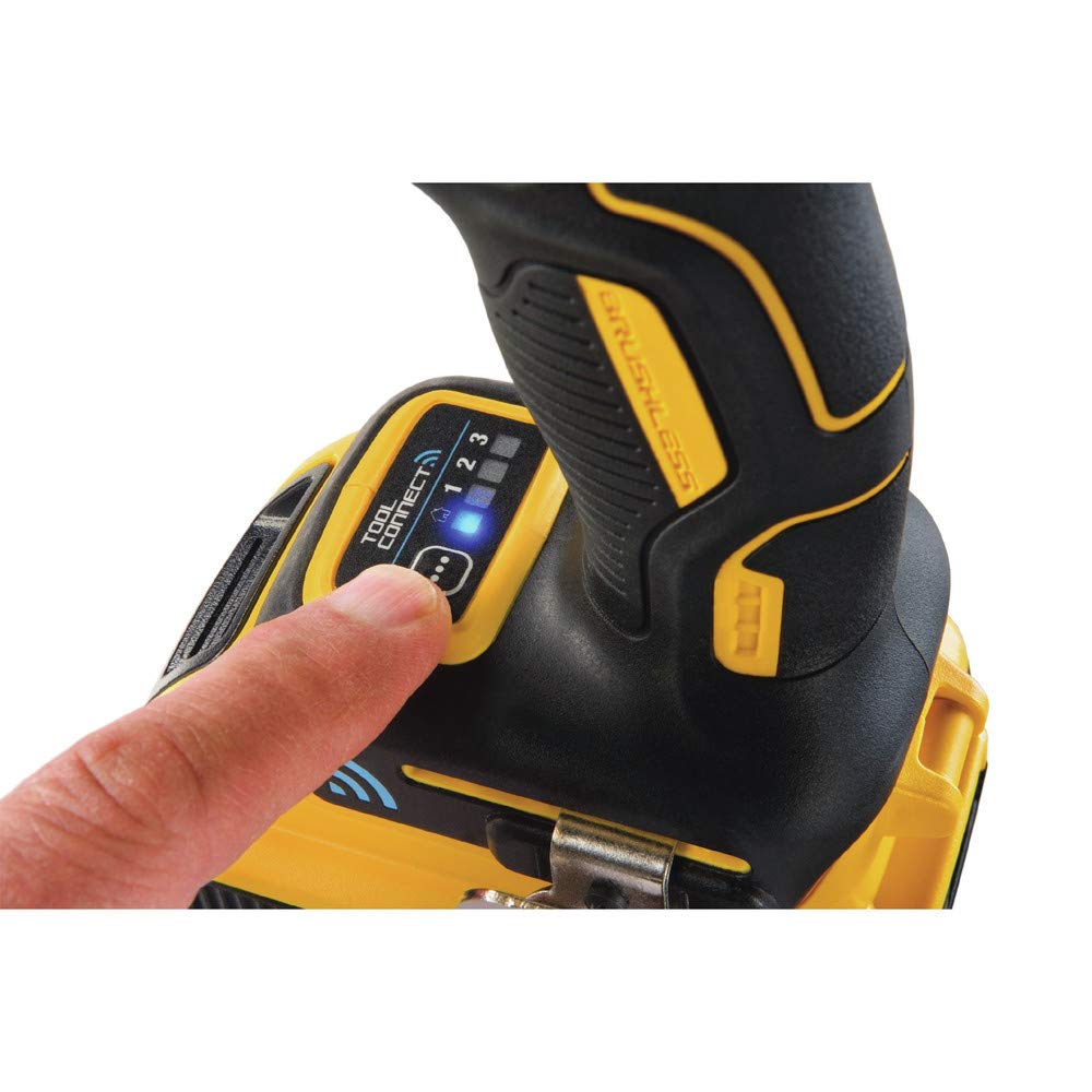 dewalt-20v-max-xr-dcf888d2-impact-driver-kit-with-tool-connect-bluetooth image 6