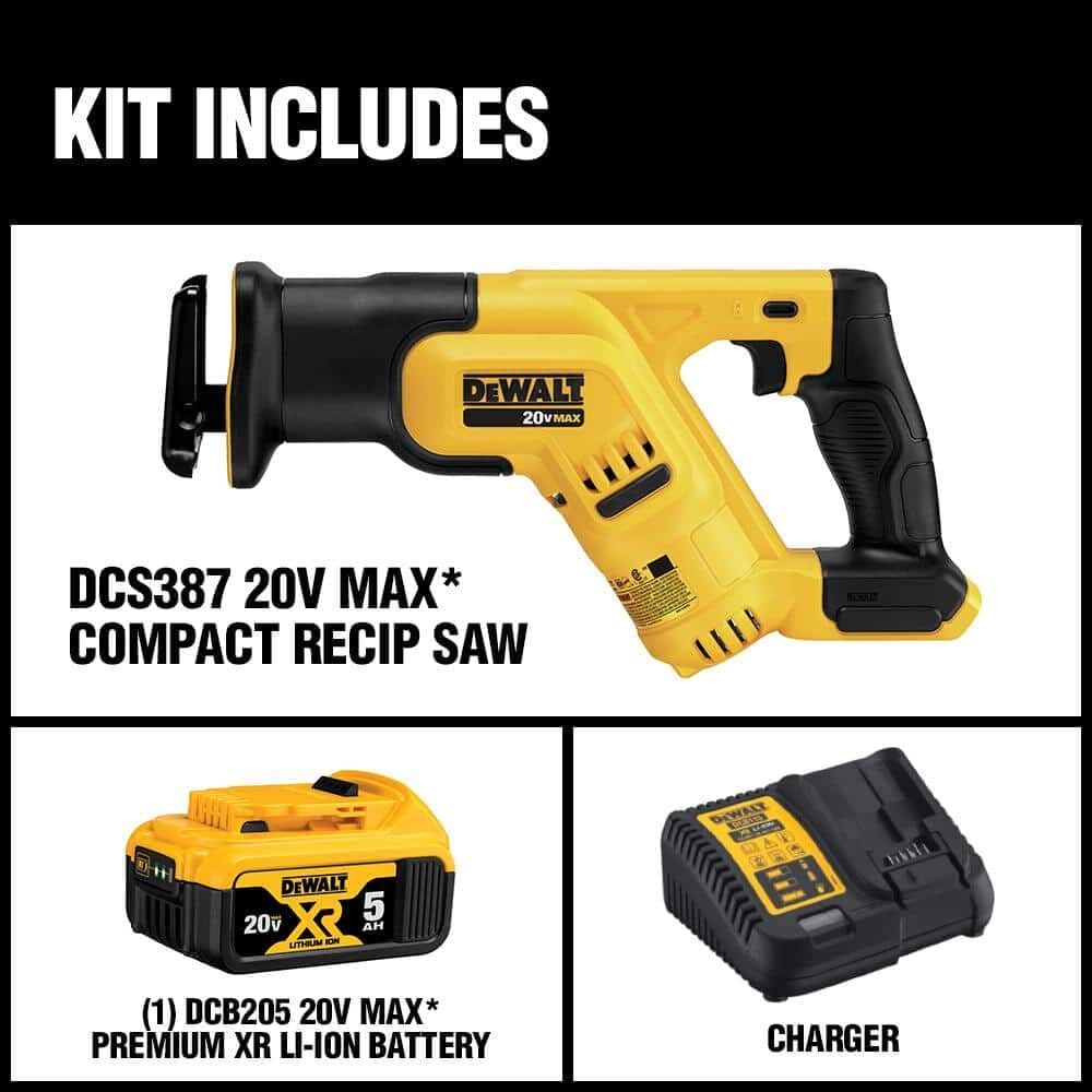 dewalt-dcs387p1-20v-max-cordless-reciprocating-saw-kit-5-0ah-battery image 2