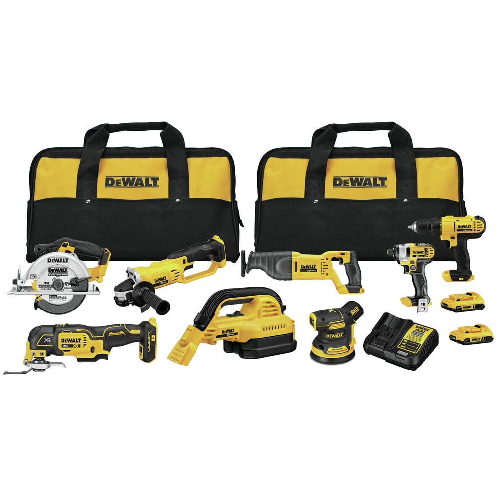 dewalt-dck883d2-20v-max-8-tool-cordless-combo-kit-with-2-0ah-batteries-charger-a image 1