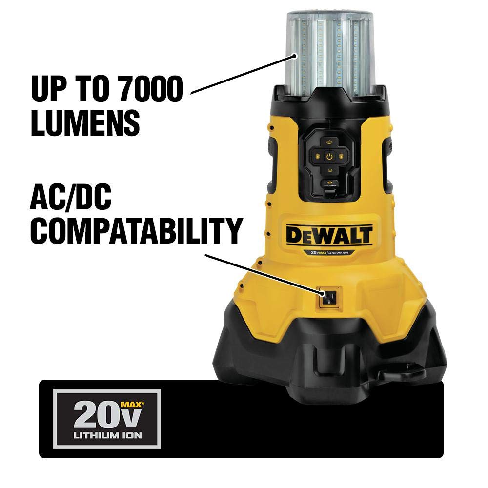dewalt-dcl070-20v-max-flexvolt-bluetooth-led-area-light-bare-tool-refurbished image 2