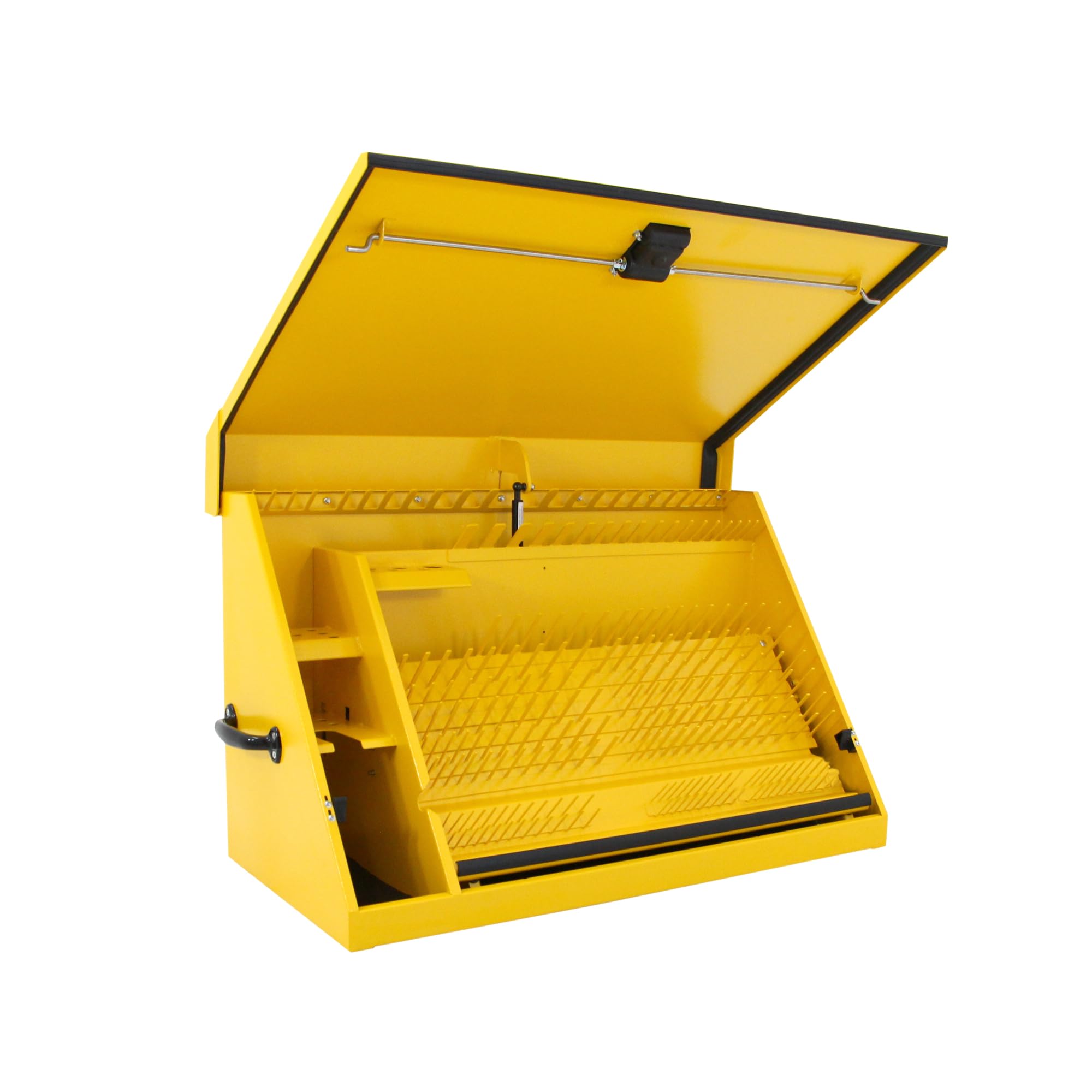 dewalt-36-x-17-steel-triangle-toolbox-with-power-strip-yellow image 3