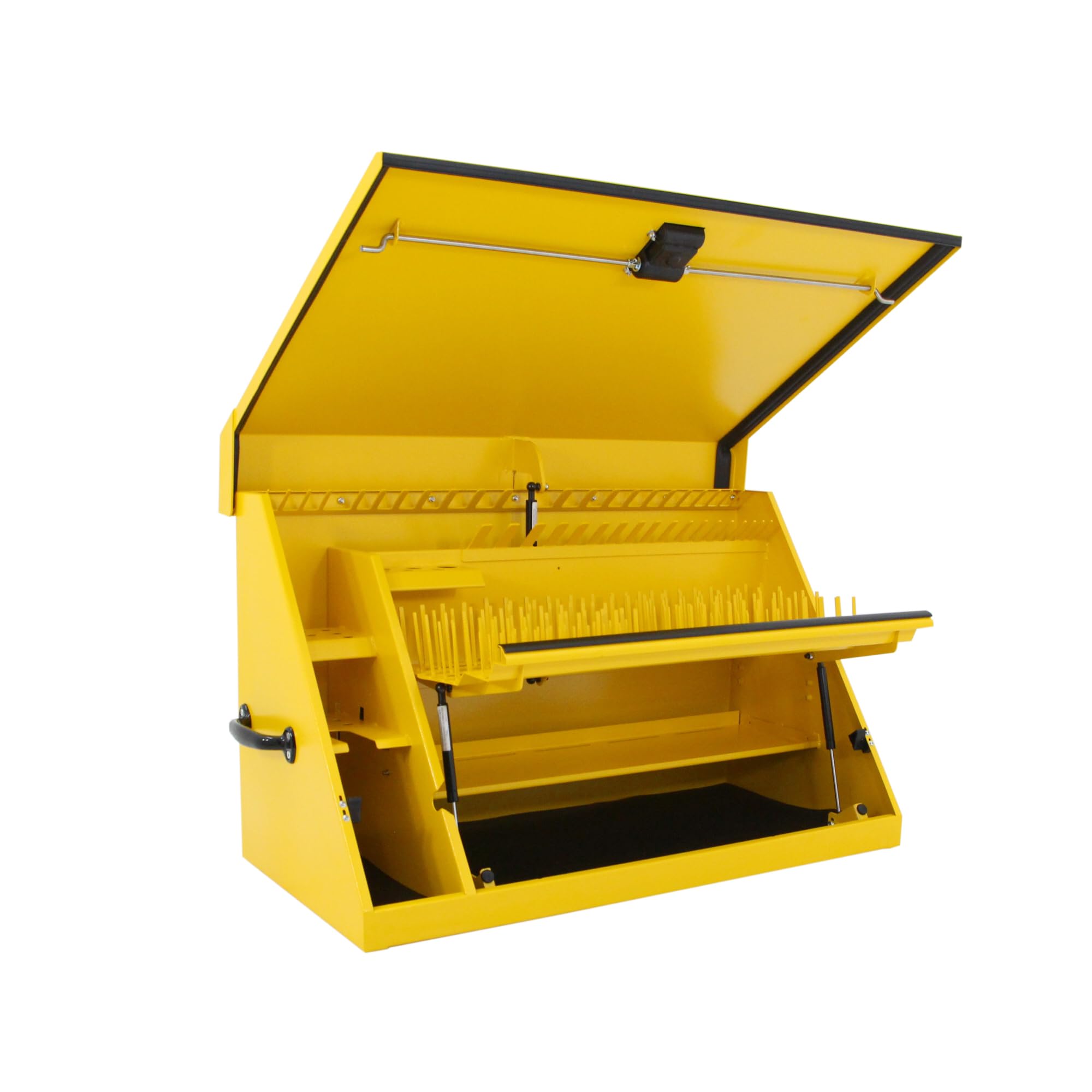 dewalt-36-x-17-steel-triangle-toolbox-with-power-strip-yellow image 4