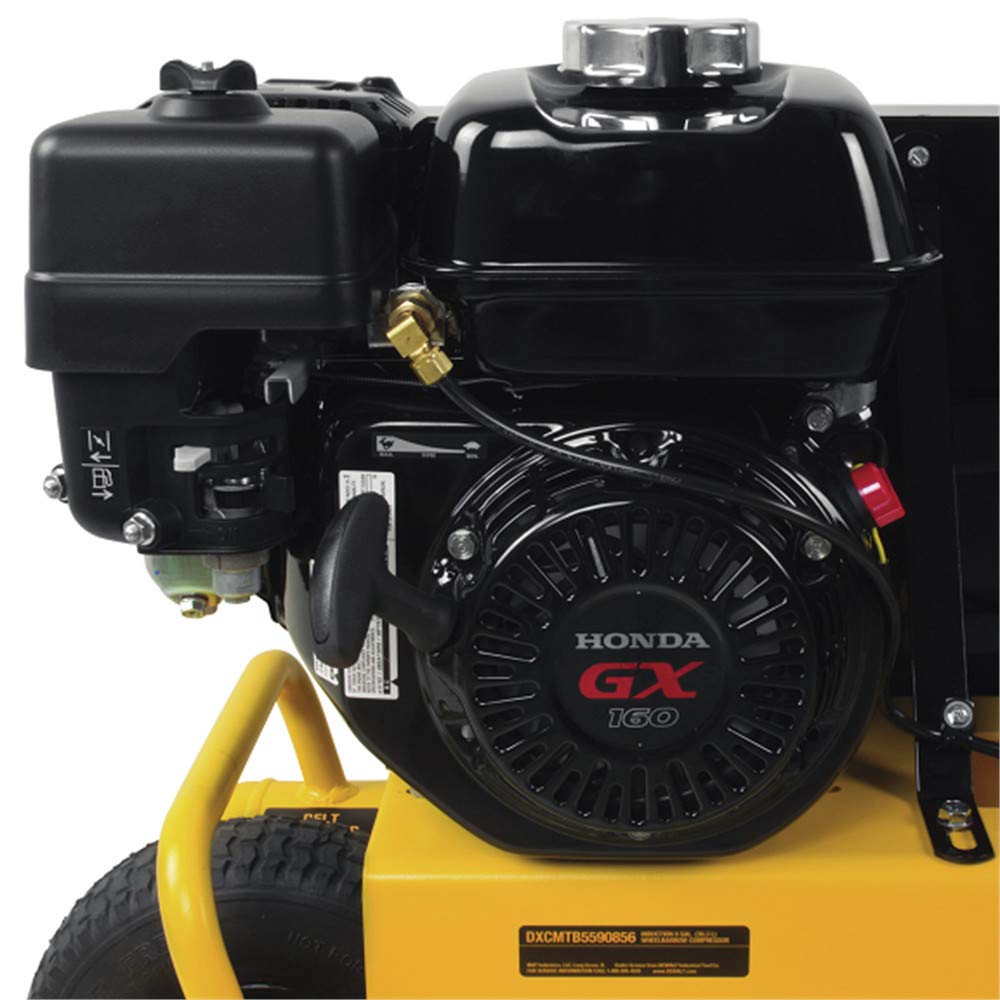 dewalt-dxcmtb5590856-8-gallon-honda-gx160-wheelbarrow-air-compressor image 4