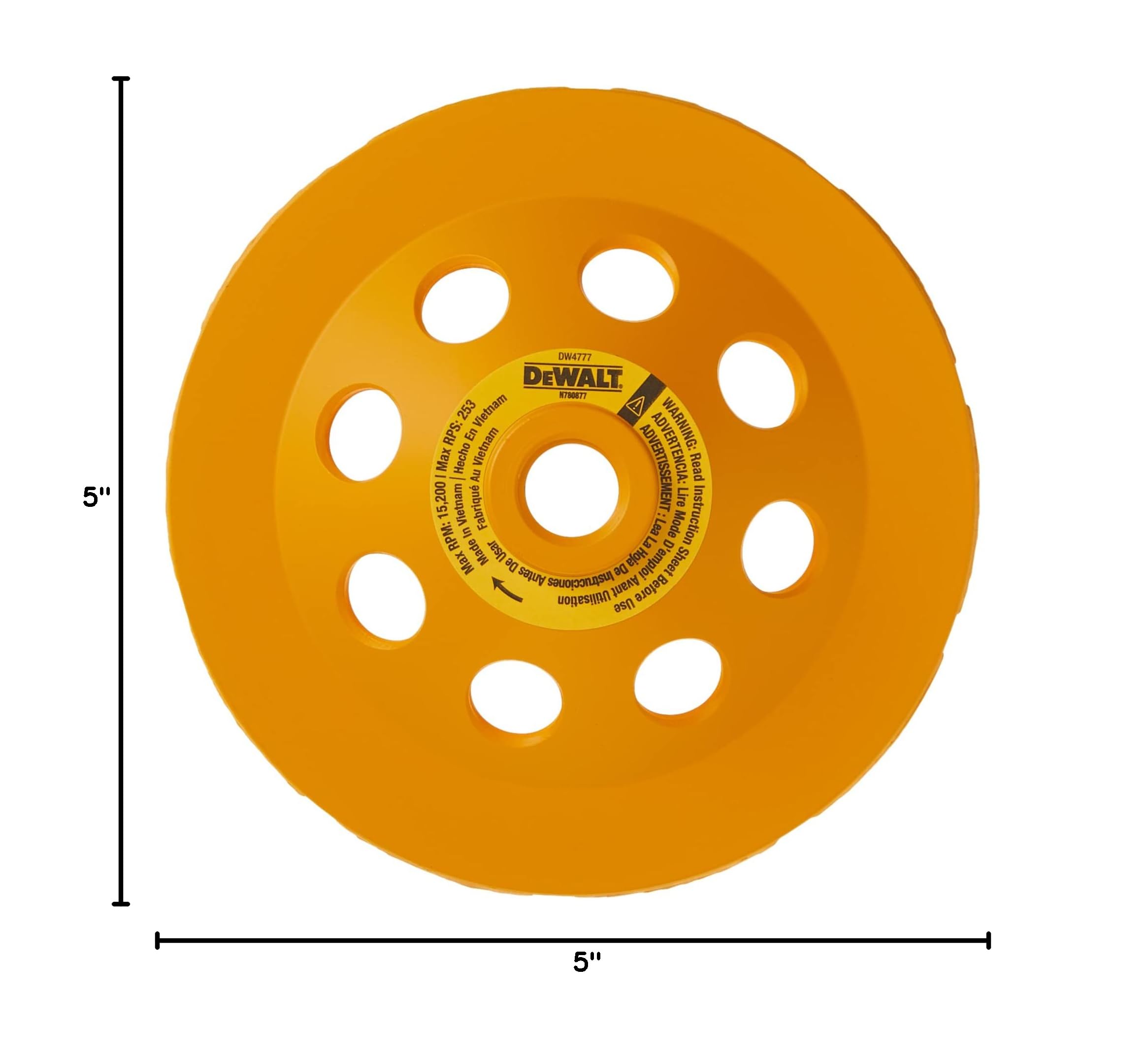 dewalt-dw4777-5-inch-double-row-diamond-cup-concrete-grinding-wheel image 7