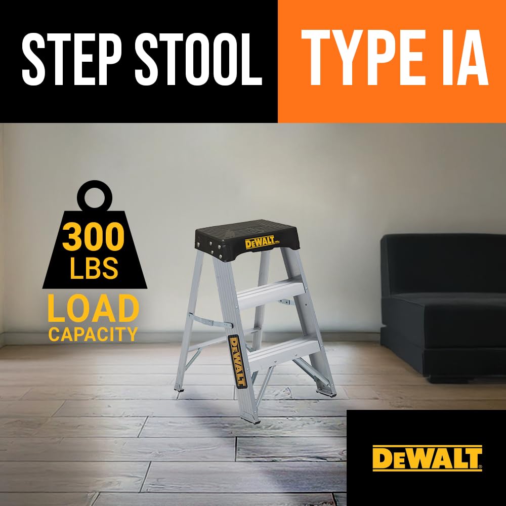 dewalt-dxl2010-03-3-foot-aluminum-step-ladder-300-lb-type-ia image 2