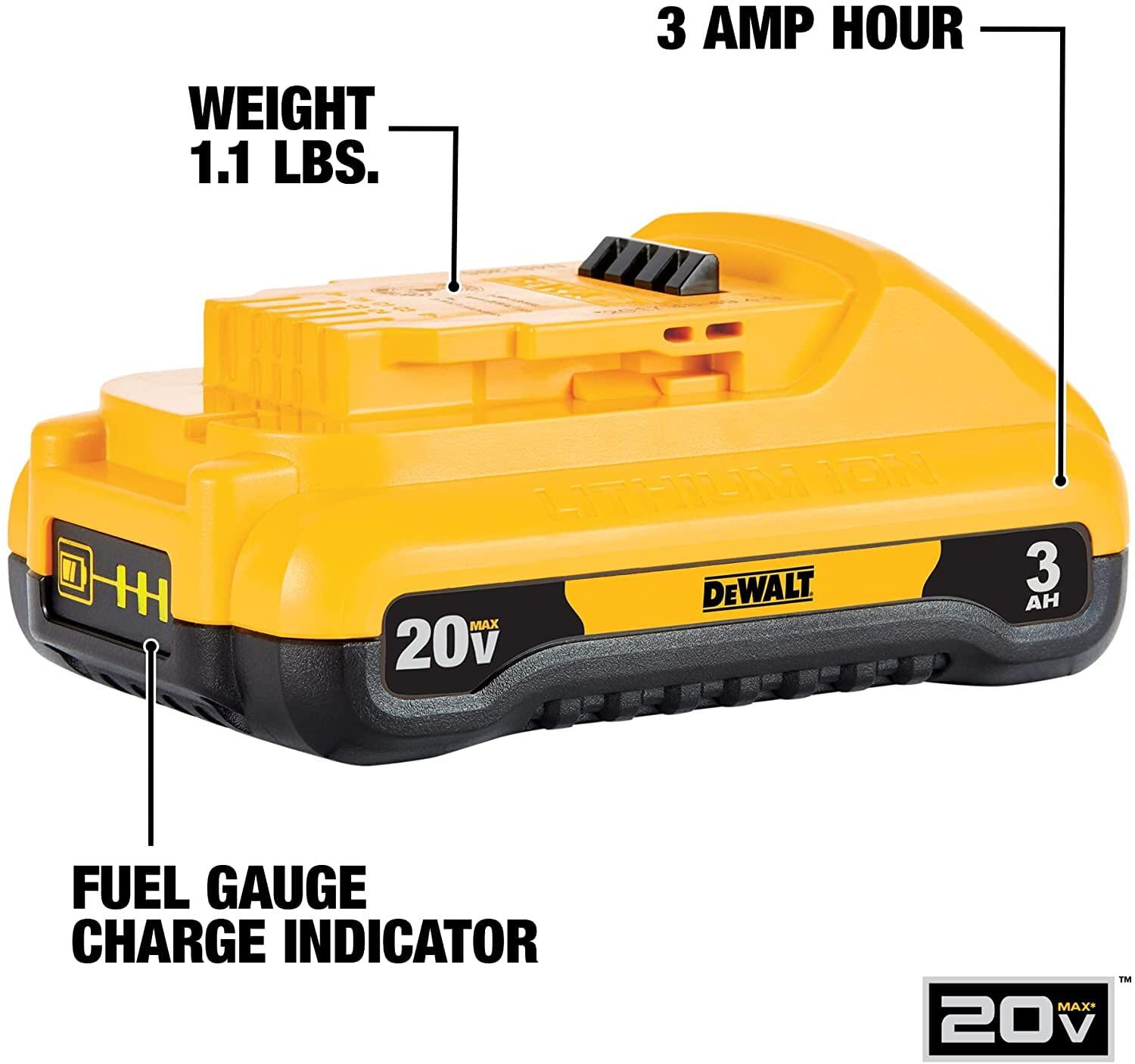dewalt-20v-max-3-0ah-battery-2-pack-dcb230-2 image 3