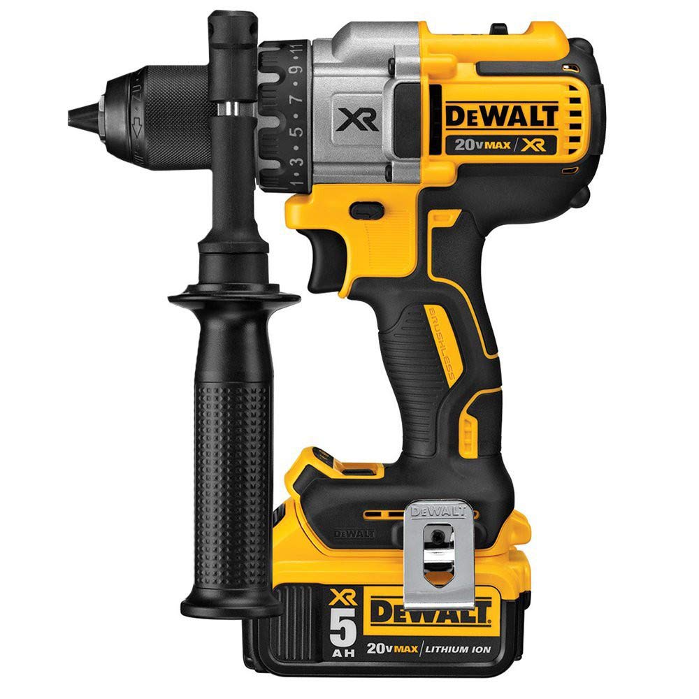 dewalt-20v-max-hammer-drill-impact-driver-combo-kit-dck299p2-with-2-batteries-ch image 5