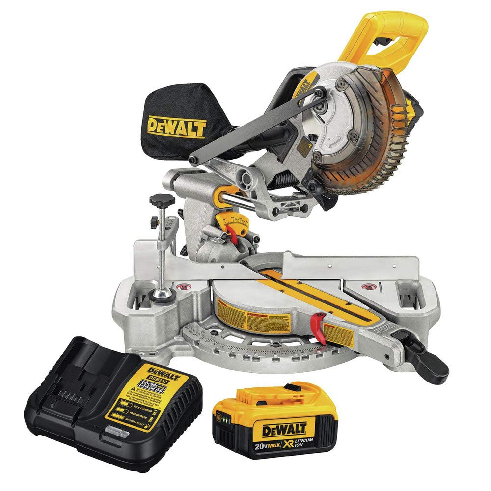 dewalt-dcs361m1-20v-max-7-1-4-cordless-miter-saw-kit image 6