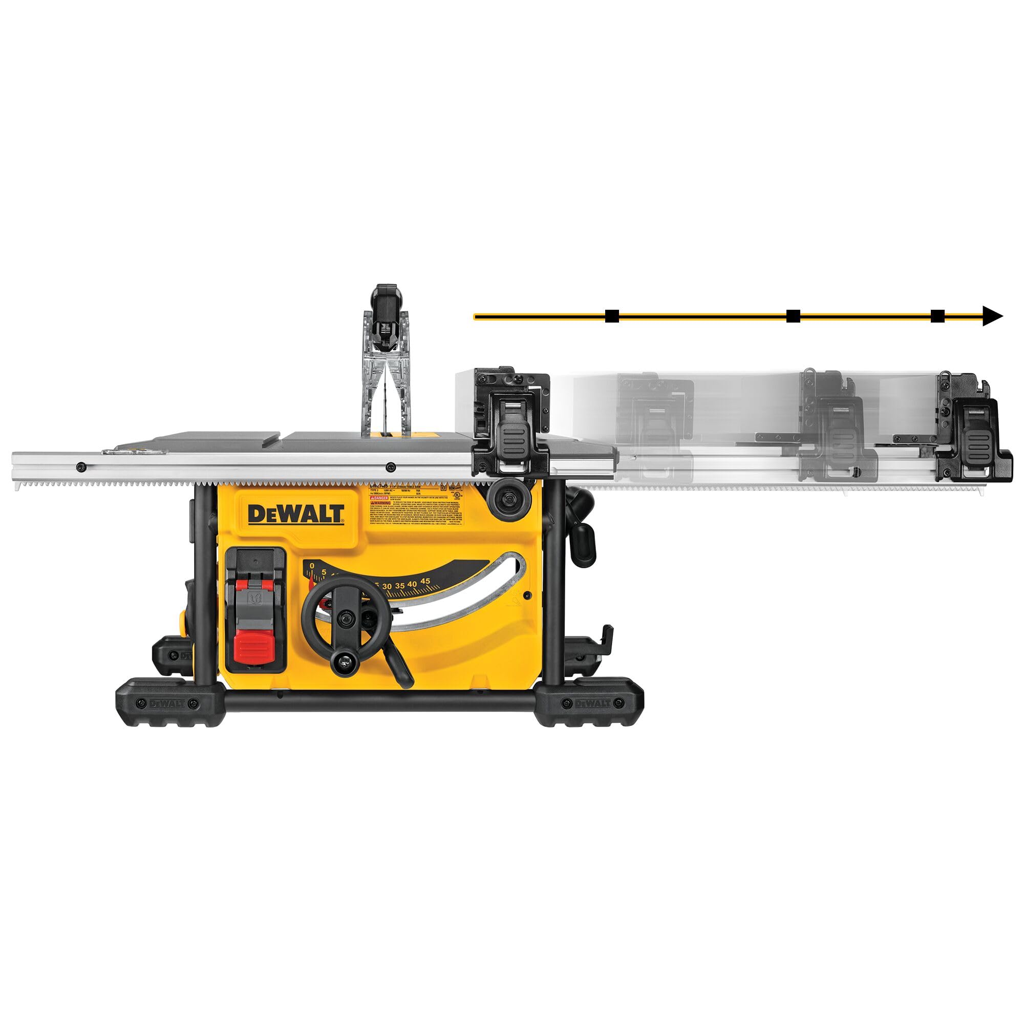 dewalt-15-amp-8-1-4-in-compact-portable-jobsite-table-saw-dwe7485 image 5