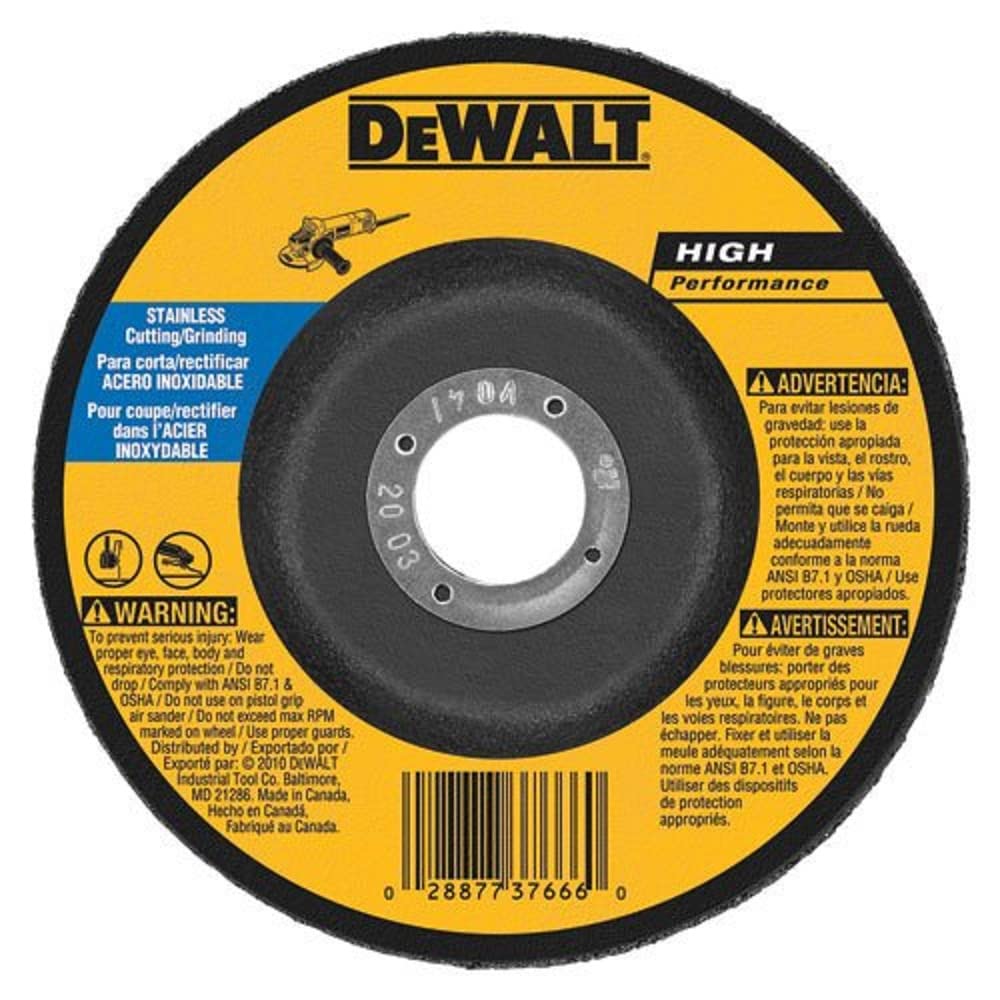 dewalt-dw8457-6-in-t27-stainless-steel-cutting-grinding-wheel image 1
